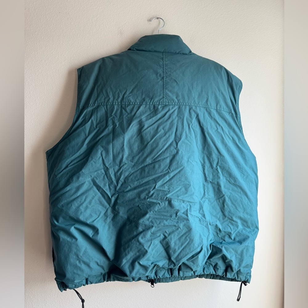 vintage REI Goose Down Puffer Vest dark green Winter Grail Item size XXL - Picture 5 of 7